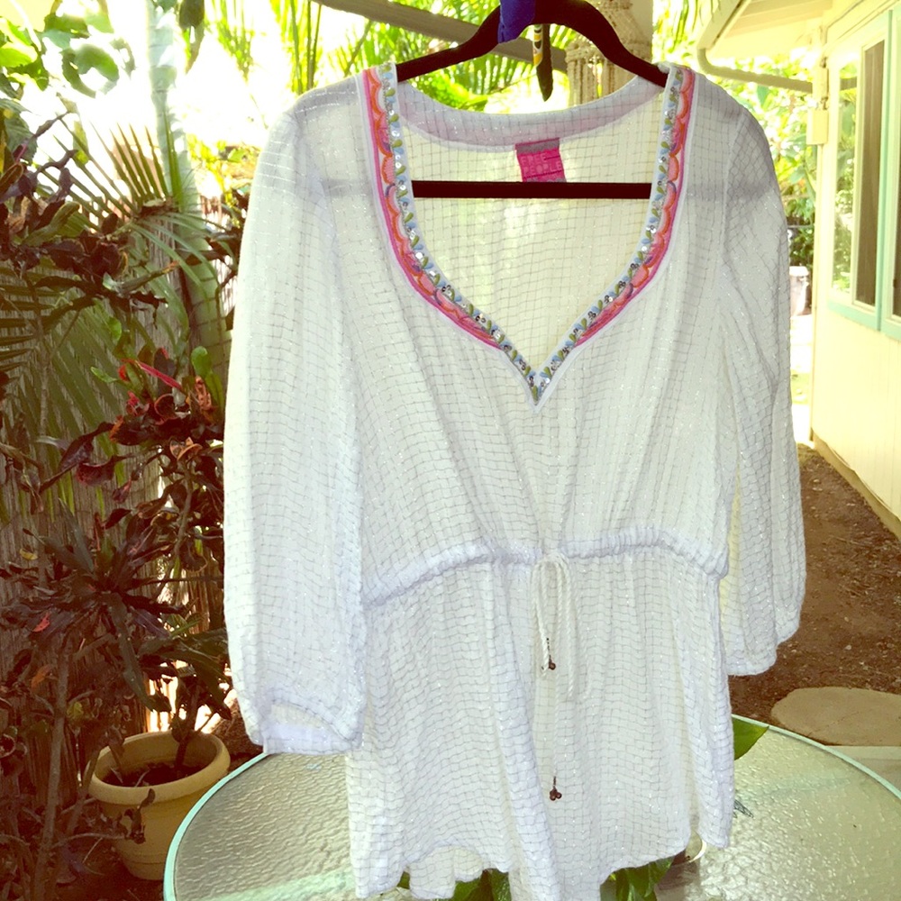 Free People White tunic